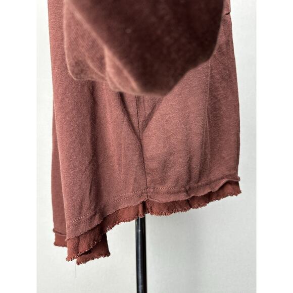 UMGEE Cotton Blend/Linen Blend Trim Tiered Tunic Baby Doll Shirt Small Oversized - Picture 6 of 13